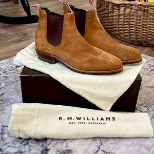 R.M. Williams Comfort Adelaide shoes. Havana/suede. Size 9.